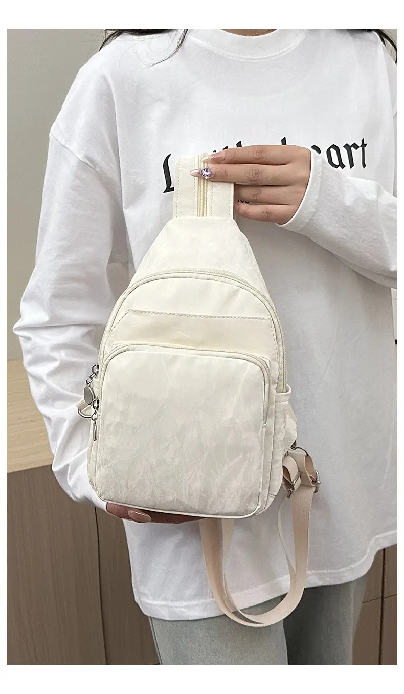 Women's Multi-Color Nylon Shoulder Backpack — feature 32