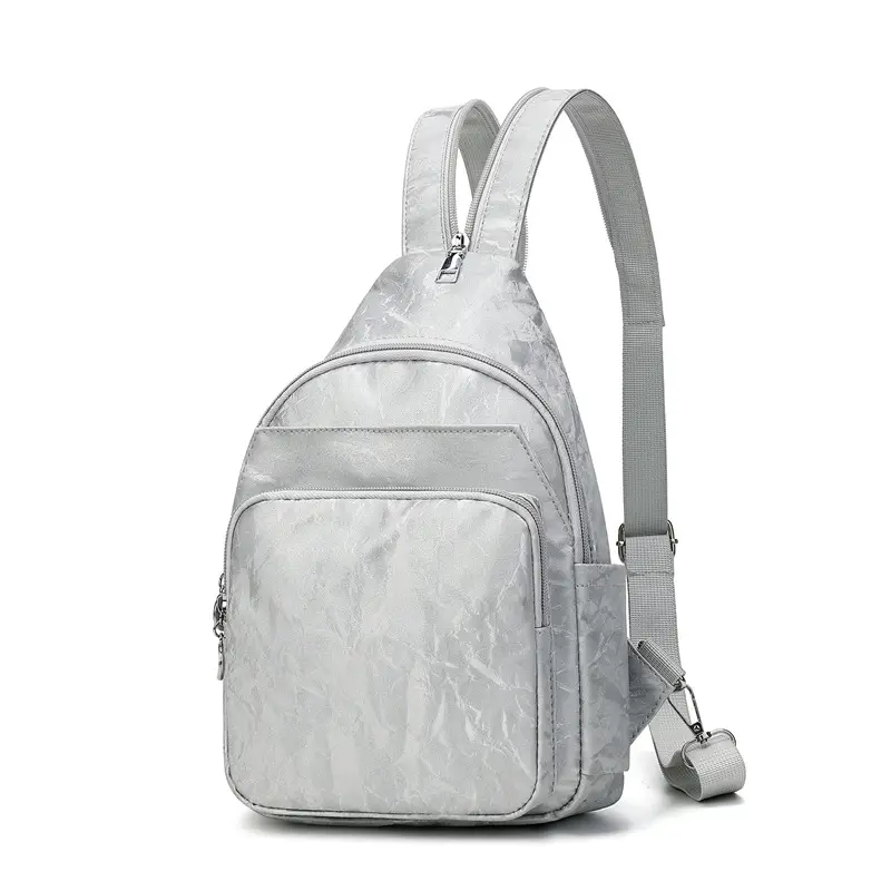 Women's Multi-Color Nylon Shoulder Backpack - Image 2