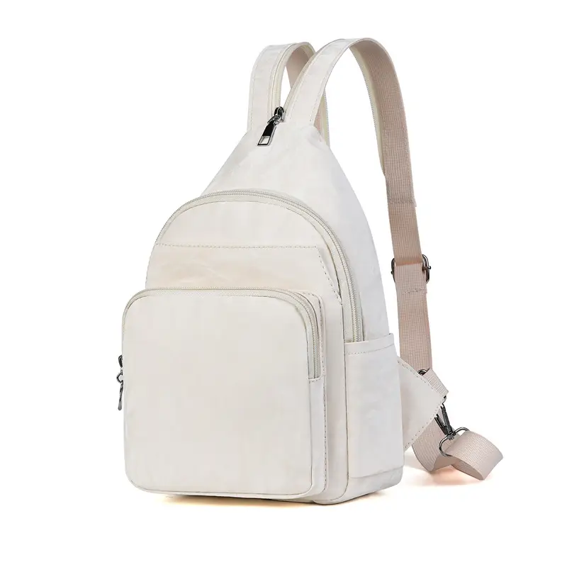 Women's Multi-Color Nylon Shoulder Backpack - Image 3