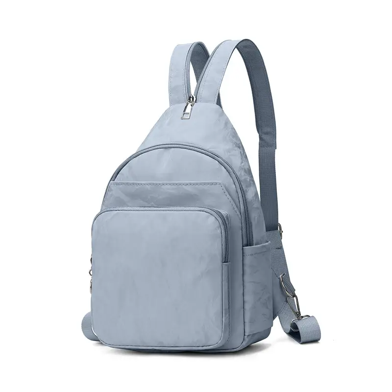 Women's Multi-Color Nylon Shoulder Backpack - Image 5