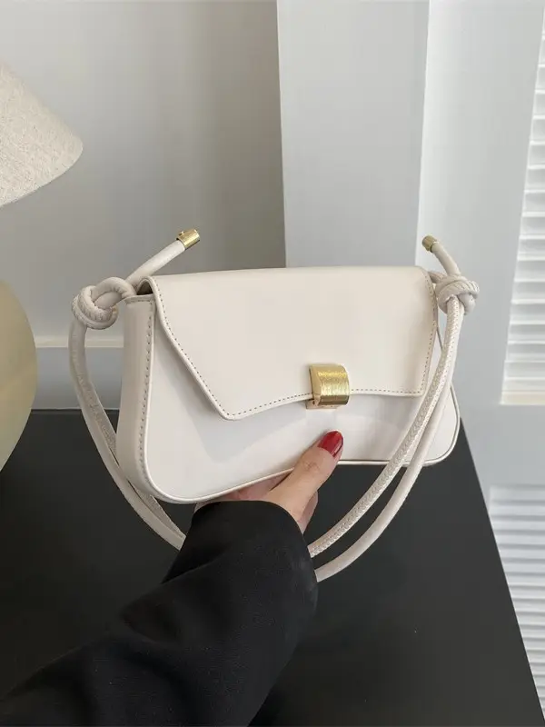 Black Personalized Shoulder Crossbody Bag for Women - Image 8