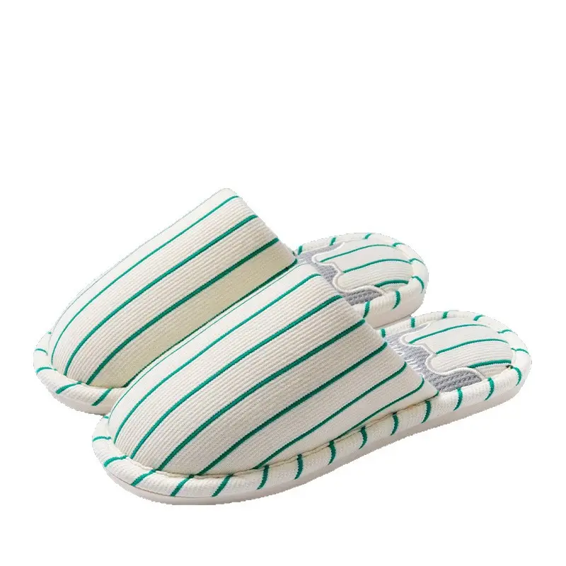 Cotton Slippers for Women, Spring, Autumn and Winter Home Use, Indoor Non-Slip Couple Home Warm Winter Plush Slippers for Men - Image 33