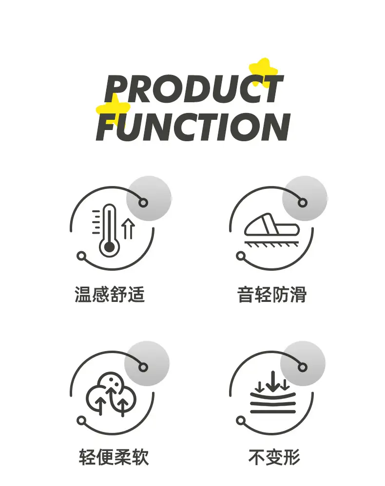 Cotton Slippers for Women, Spring, Autumn and Winter Home Use, Indoor Non-Slip Couple Home Warm Winter Plush Slippers for Men — feature 3