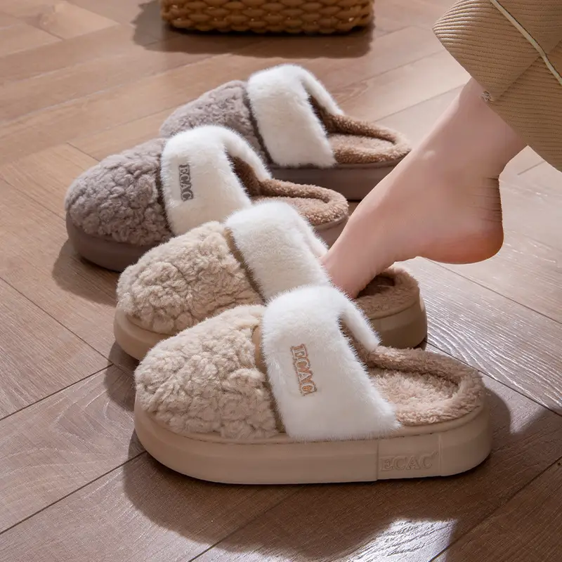 Women's Cotton Warm Slippers Autumn Winter 2025 - Image 6