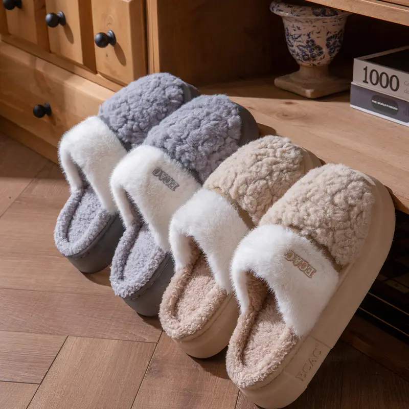 Women's Cotton Warm Slippers Autumn Winter 2025 - Image 7