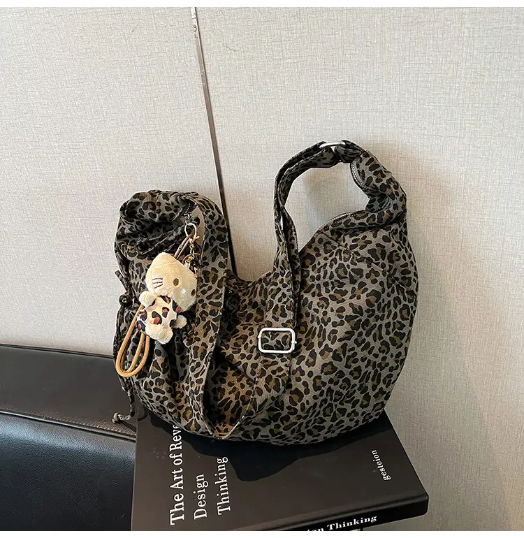 Retro Leopard Print Women's Tote Bag 2025 Spring New Commute — feature 13
