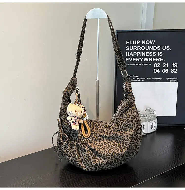 Retro Leopard Print Women's Tote Bag 2025 Spring New Commute — feature 27