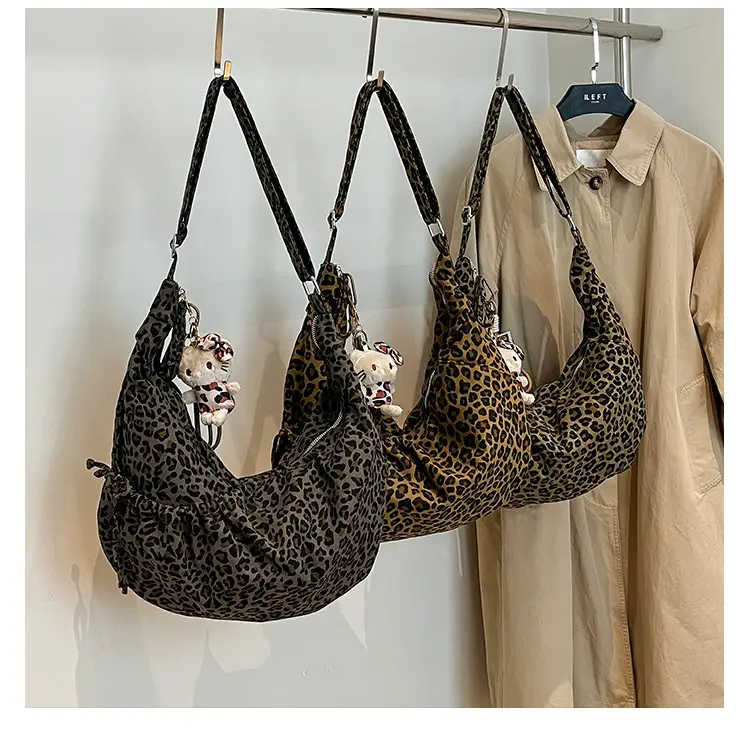 Retro Leopard Print Women's Tote Bag 2025 Spring New Commute — feature 6