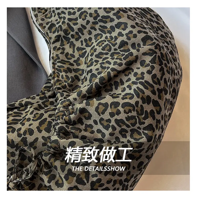 Retro Leopard Print Women's Tote Bag 2025 Spring New Commute — feature 9