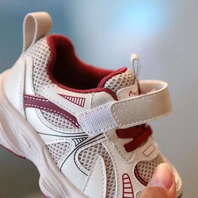 Baby Running Shoes White Mesh Double Size — feature 7