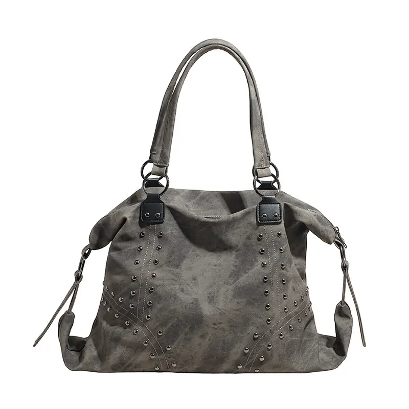 Blue Rivet Handheld Tote Bag for Women 2025 - Image 9