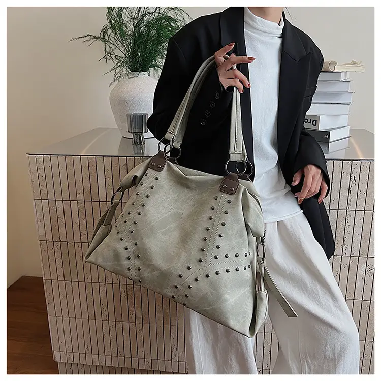 Blue Rivet Handheld Tote Bag for Women 2025 — feature 18