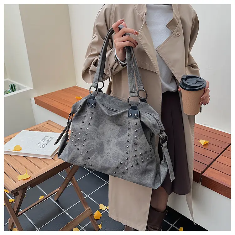 Blue Rivet Handheld Tote Bag for Women 2025 — feature 24