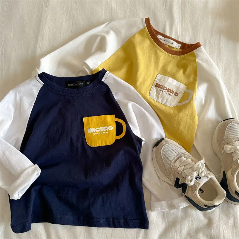Kids Raglan Sleeve T-Shirt Navy White Printed 2025 — feature 3