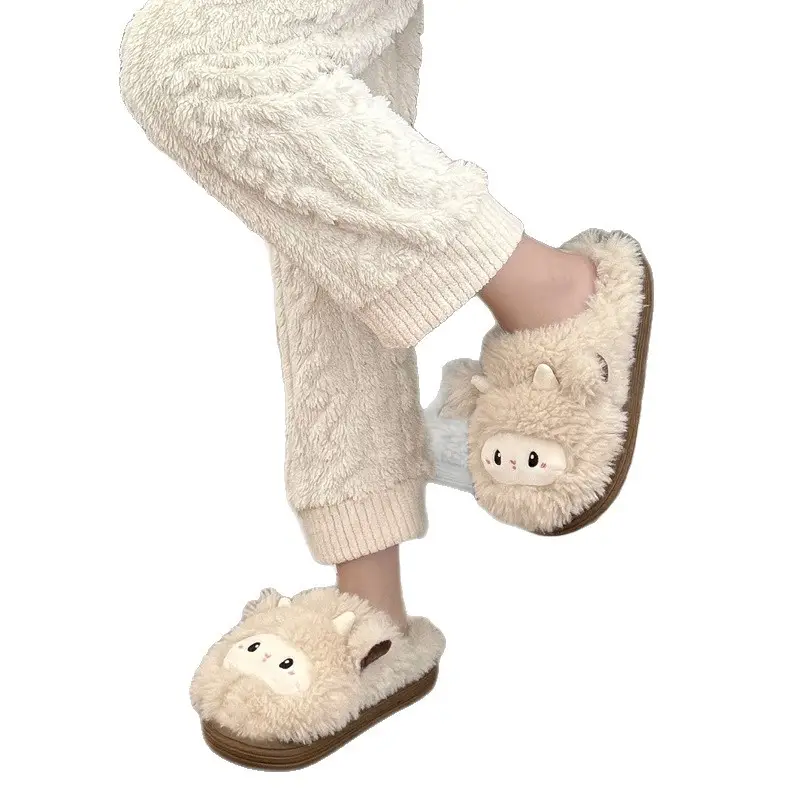 Cotton Slippers for Women, Autumn and Winter Indoor Home New Style Couple Cute Warm Cotton Slippers for Women, Wholesale for Outdoor Wear - Image 8