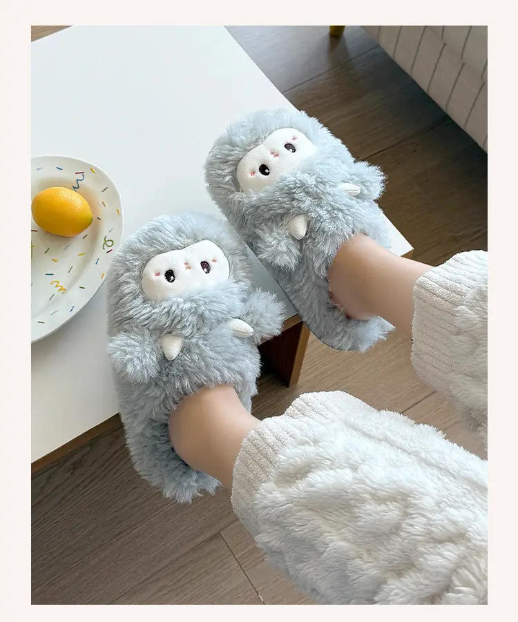 Cotton Slippers for Women, Autumn and Winter Indoor Home New Style Couple Cute Warm Cotton Slippers for Women, Wholesale for Outdoor Wear — feature 18