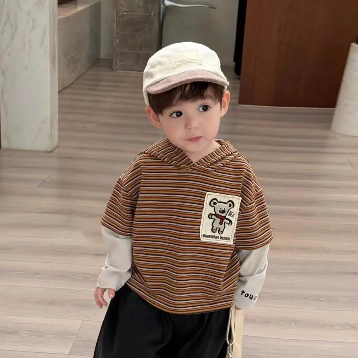 Boys' 2025 Autumn Hoodie T-Shirt Set Korean Style — feature 3
