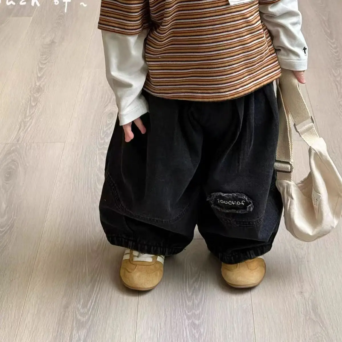 Boys' 2025 Autumn Hoodie T-Shirt Set Korean Style - Image 2