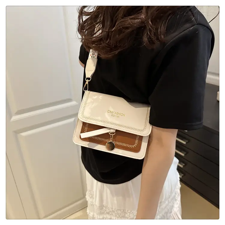 Stylish Crossbody Bag with Leather Trim for Women — feature 21