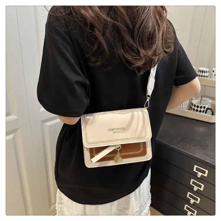 Stylish Crossbody Bag with Leather Trim for Women — feature 22