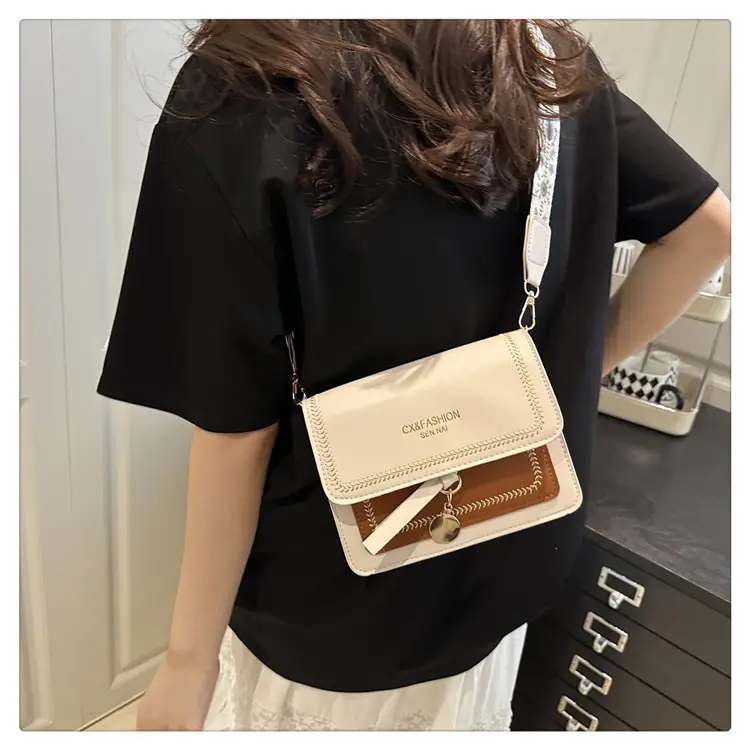 Stylish Crossbody Bag with Leather Trim for Women — feature 23