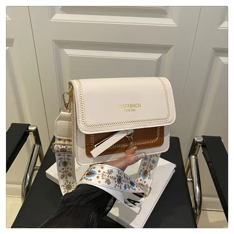 Stylish Crossbody Bag with Leather Trim for Women — feature 32