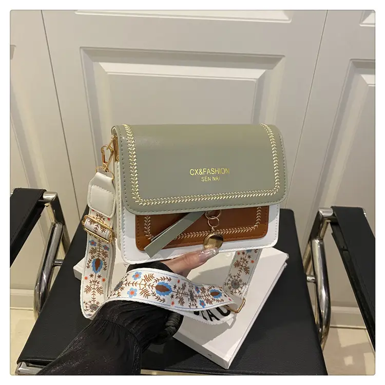 Stylish Crossbody Bag with Leather Trim for Women — feature 33