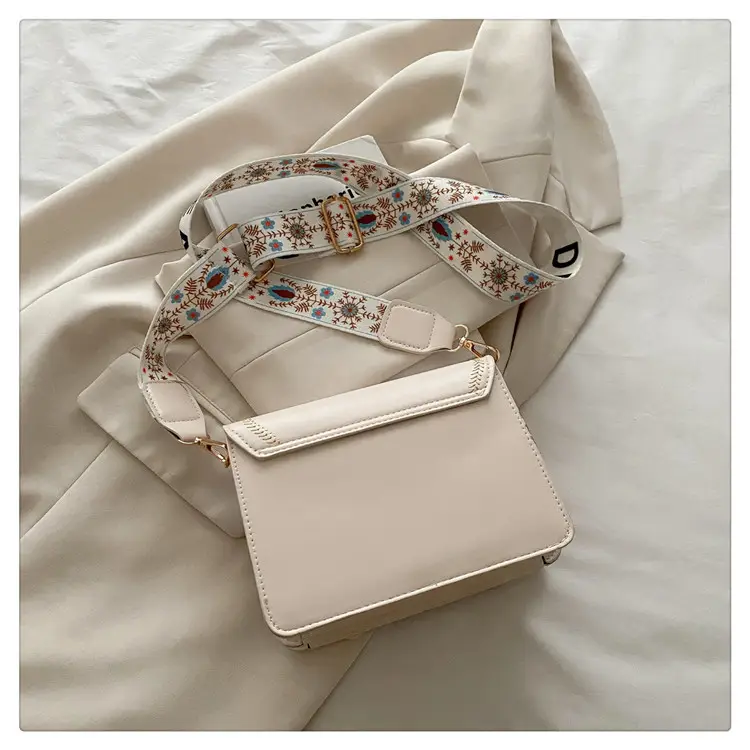Stylish Crossbody Bag with Leather Trim for Women — feature 45