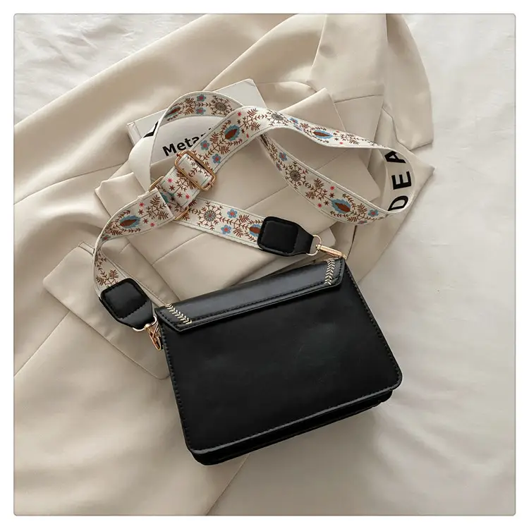 Stylish Crossbody Bag with Leather Trim for Women — feature 50