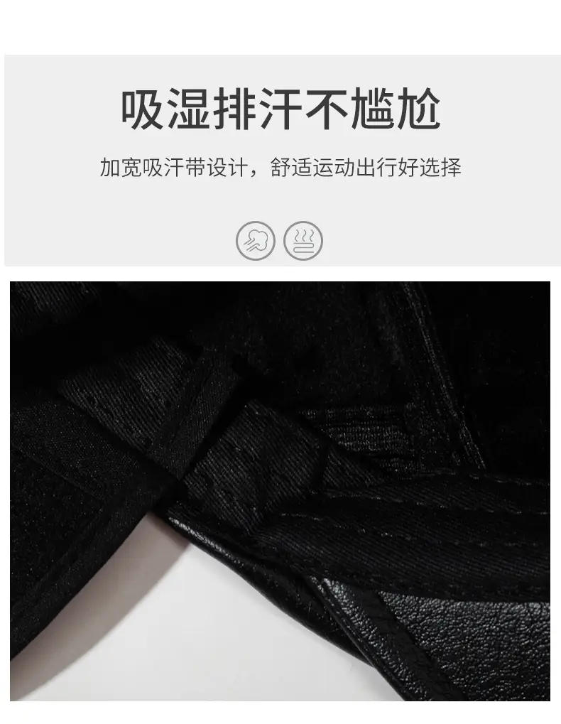 Elderly Men Duckbill Cap Winter Fleece Grey — feature 3