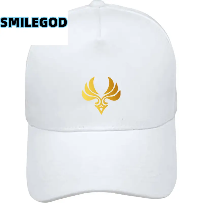 White Li Yue Zhongli Logo Baseball Cap for Men Women