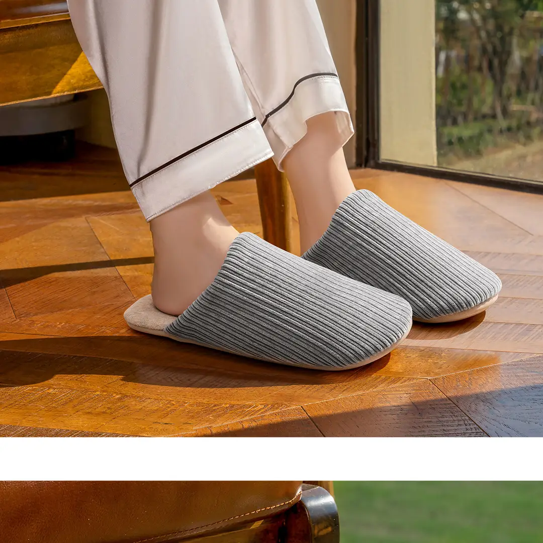 Winter Cotton Slippers for Women Indoor Home Floor Elderly Non-Slip Soft Bottom Silent Mute Slippers for Women Autumn and Winter — feature 18