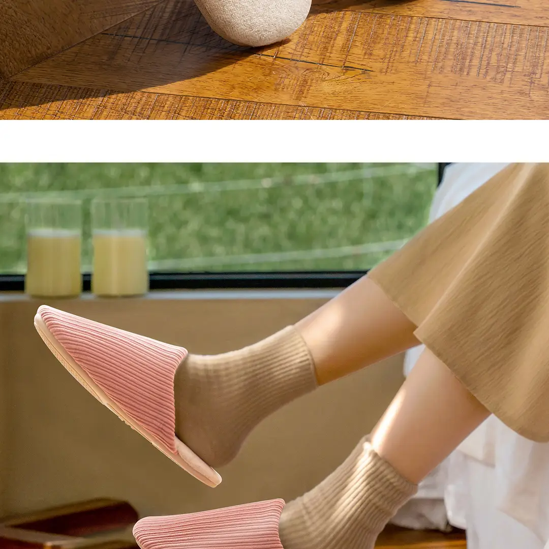 Winter Cotton Slippers for Women Indoor Home Floor Elderly Non-Slip Soft Bottom Silent Mute Slippers for Women Autumn and Winter — feature 20