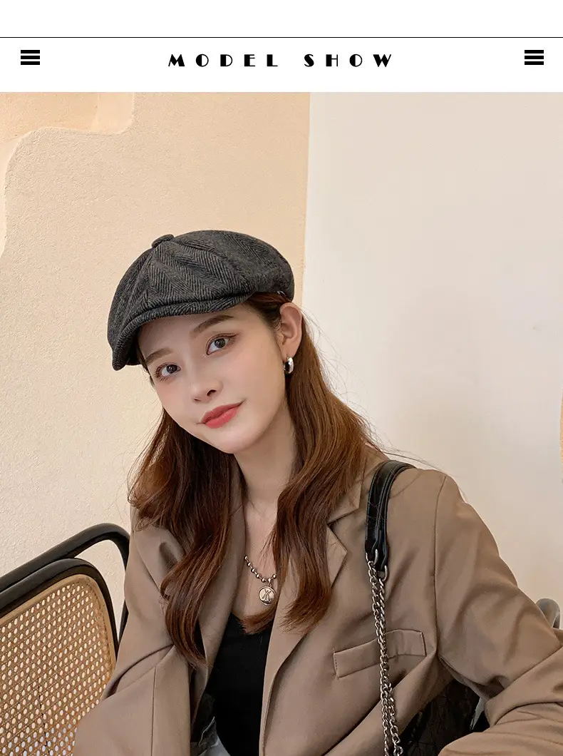 New Forward Cap Style Duckbill Beret for Women — feature 1