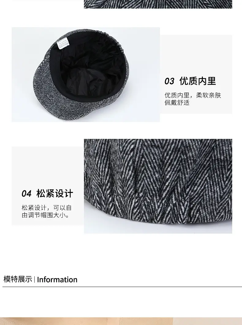 New Forward Cap Style Duckbill Beret for Women — feature 5