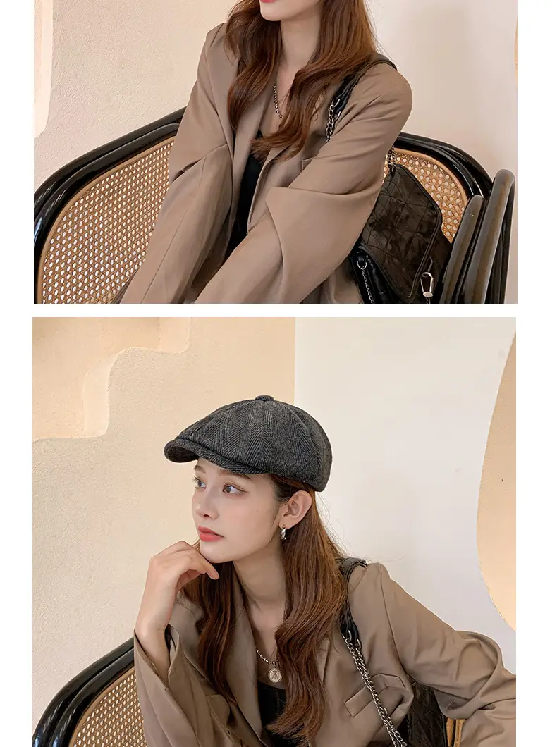 New Forward Cap Style Duckbill Beret for Women — feature 7