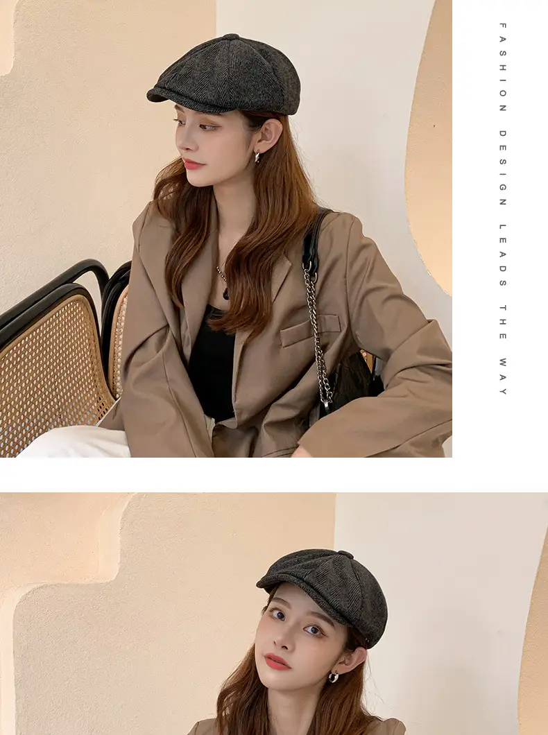 New Forward Cap Style Duckbill Beret for Women — feature 9