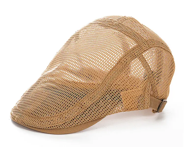 Men Breathable Mesh Sun Hat Forward Cap Adjustable — feature 11
