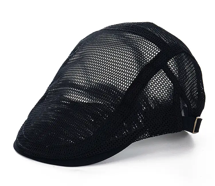Men Breathable Mesh Sun Hat Forward Cap Adjustable — feature 2