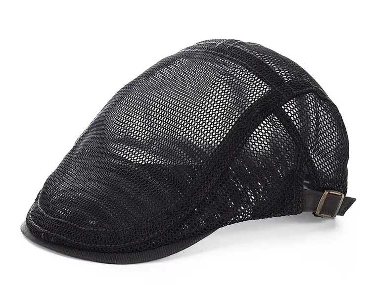 Men Breathable Mesh Sun Hat Forward Cap Adjustable — feature 8