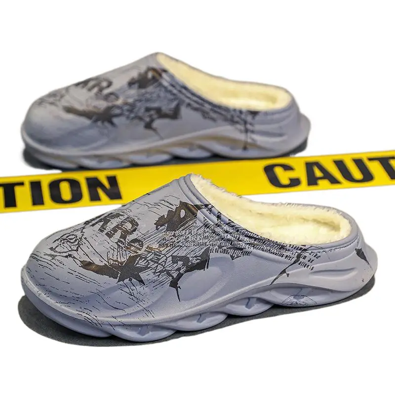 2025 Cross-Border Winter Thickeneded Large Size Cotton Slippers for Men's Home Indoor Thick-Soled Slippers That Can Be Worn Outside Warm Cotton Shoes - Image 8