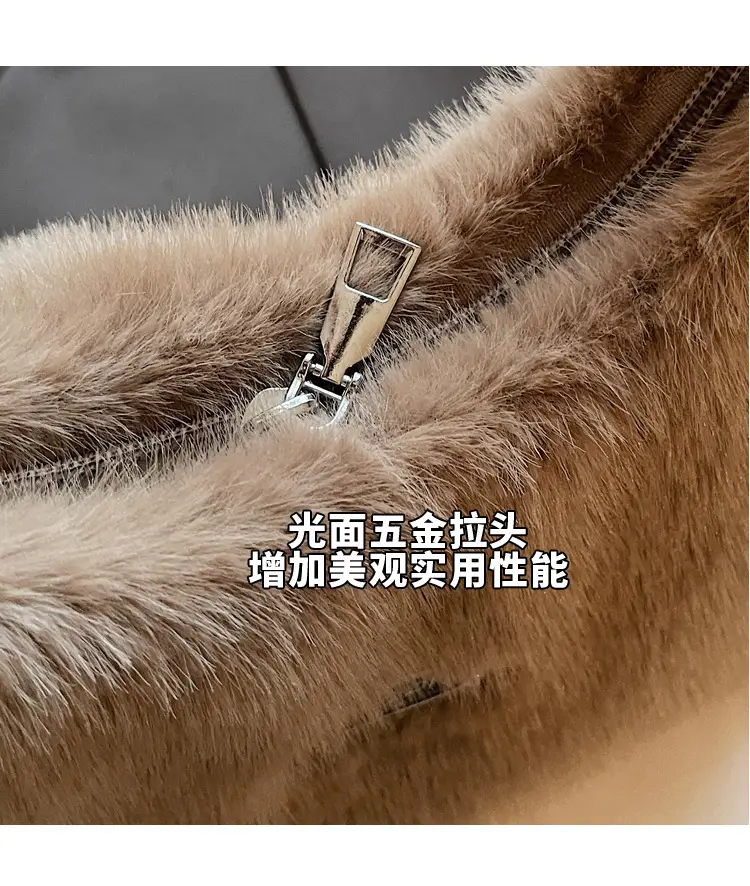 White Faux Fur Shoulder Bag for Women 2025 — feature 7