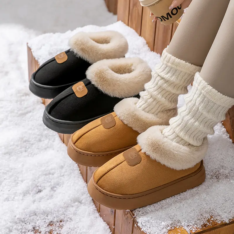 Winter Fleece Lined Women's Bag Heeled Boots - Image 9