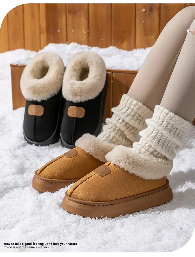 Winter Fleece Lined Women's Bag Heeled Boots — feature 3