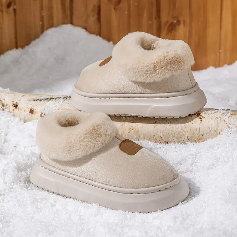 Winter Fleece Lined Women's Bag Heeled Boots - Image 2