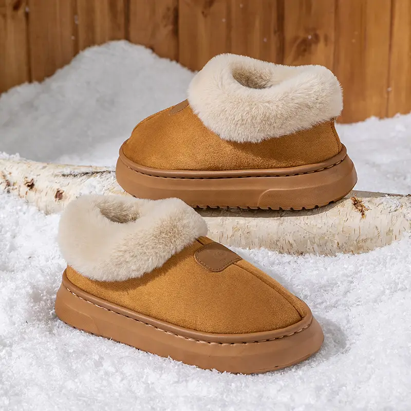 Winter Fleece Lined Women's Bag Heeled Boots - Image 3