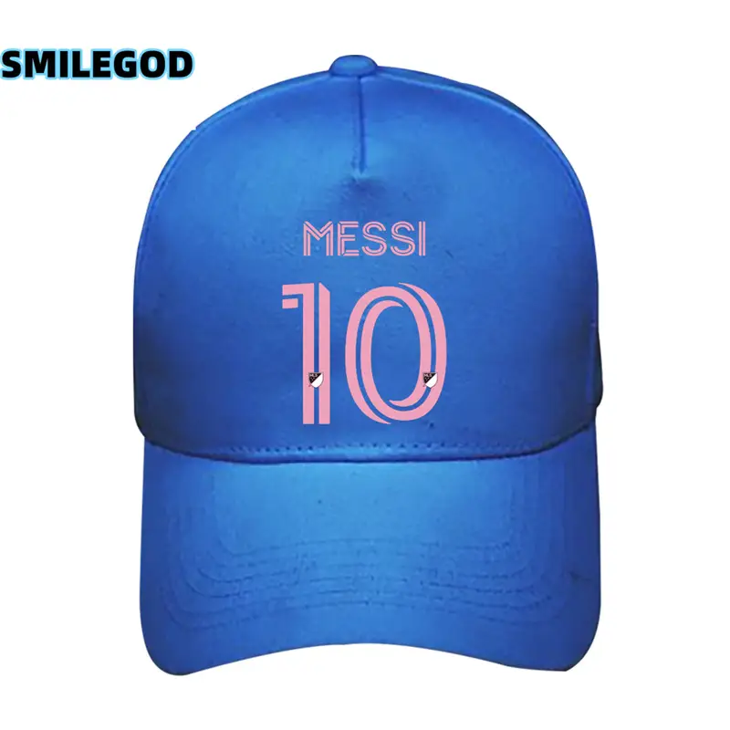 Miami International Messi No. 10 Baseball Hat Men Women Blue - Image 15