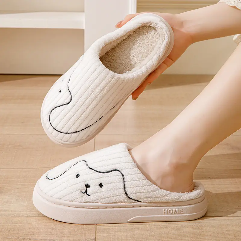Cotton Slippers for Women 2025 New Winter Warm Plus Plush Slippers for Men Autumn and Winter Cotton Slippers for Home Autumn and Winter - Image 8