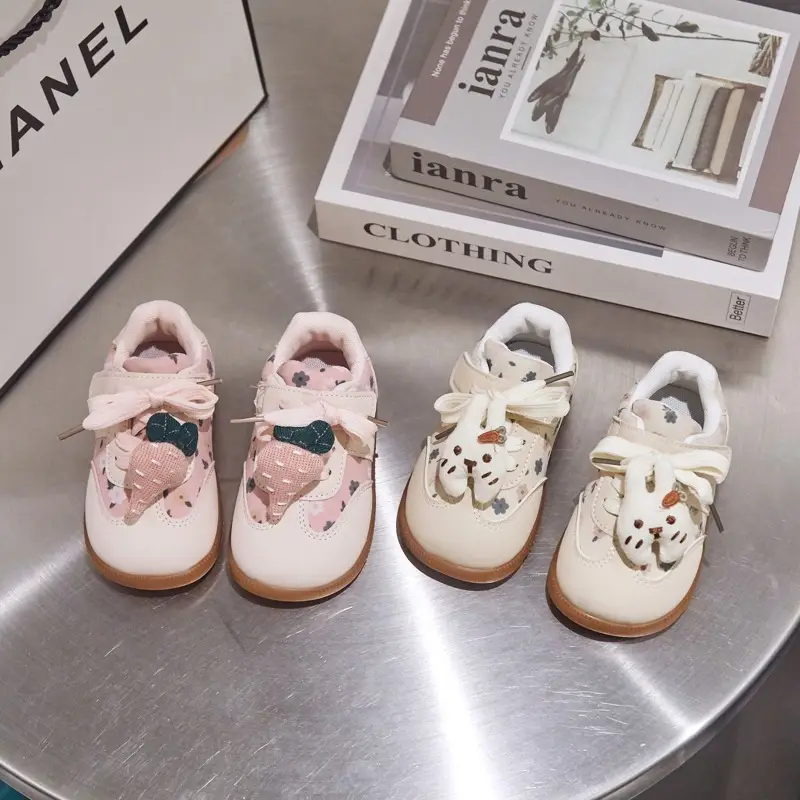 Autumn Baby Shoes for Girls Pink Soft Sole