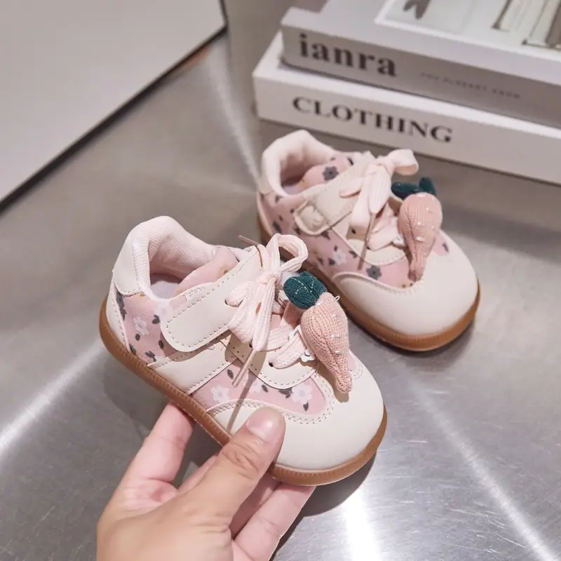 Autumn Baby Shoes for Girls Pink Soft Sole — feature 10